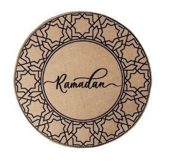 Sets de table Ramadan noir x2
